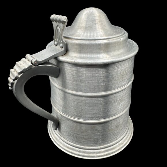 Vtg Made In Italy Metal Ice Bucket Beer Stein Plastic Liner 9.5” Mid Century 60s - Picture 1 of 16